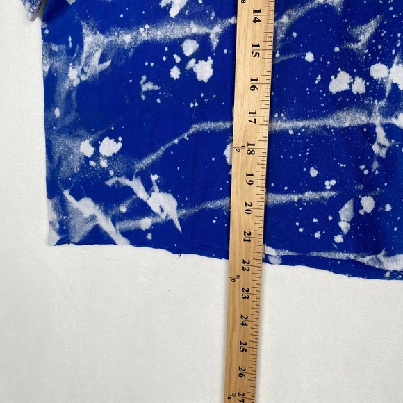 76ERS NBA Women's Size XL Custom Reverse Tie Dye Cropped Short Sleeve Tee Shirt - Picture 5 of 7